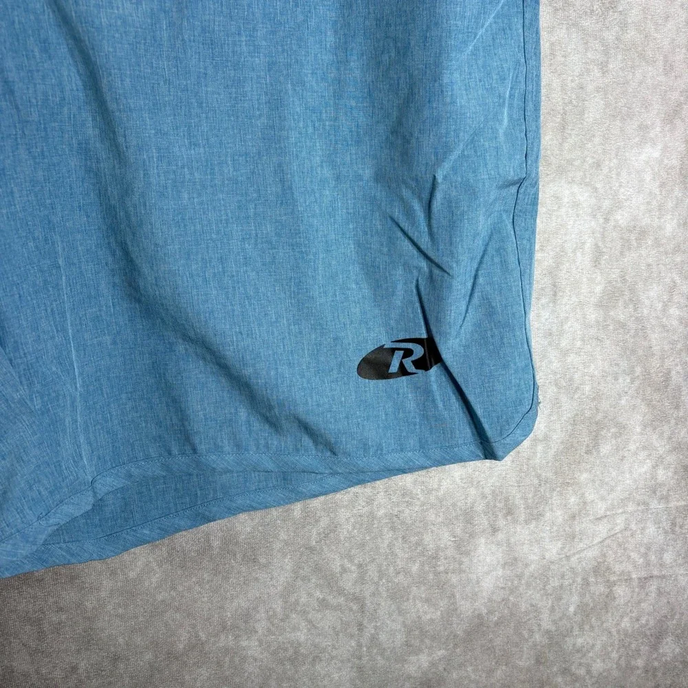 Rokka&Rolla Swim Trunks Men XL Light Blue Board‎ Shorts Mesh Lined NEW